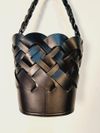 Bolsa Prada Bucket Vitello Intrecc