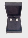 Brinco Loveggy ouro branco 18K