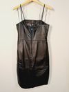 Vestido Carmim couro