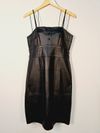 Vestido Carmim couro