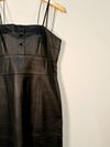 Vestido Carmim couro