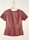 Blusa St. Trois couro