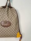 Mochila Gucci GG Supreme Drawstring Backpack