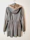 Parka Animale couro