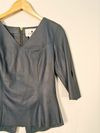 Blusa Tannerie couro