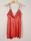 Vestido Animale couro