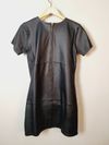 Vestido Madre Reina couro