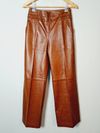 Calça Cris Barros couro