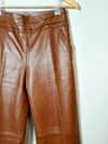 Calça Cris Barros couro