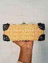 Bolsa Dolce & Gabbana Box Straw Small