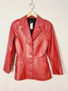 Blazer Andrea Bogosian couro