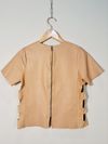 Blusa Andrea Bogosian couro