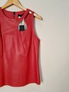 Blusa Liziane Richter couro