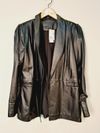 Blazer Rosa Carmina couro