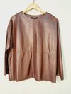 Blusa Liziane Richter couro