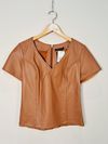 Blusa Liziane Richter couro
