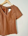 Blusa Liziane Richter couro