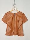 Blusa Liziane Richter couro
