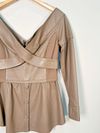 Blusa Liziane Richter couro