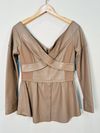 Blusa Liziane Richter couro