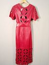Vestido Liziane Richter couro