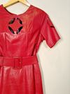 Vestido Liziane Richter couro