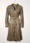 Vestido Liziane Richter couro