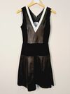 Vestido em couro