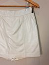 Shorts Saia Madre Reina couro