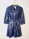 Vestido Madre Reina couro