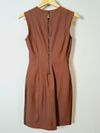 Vestido Madre Reina couro