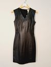Vestido Madre Reina couro