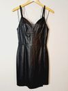 Vestido Reina couro