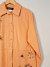 Camisa Madre Reina couro
