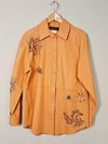 Camisa Madre Reina couro