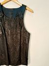 Blusa em couro
