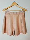 Shorts Saia Twenty Four Seven couro