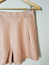 Shorts Saia Twenty Four Seven couro