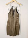 Vestido Juliana Sanmartin couro