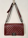 Bolsa Chanel Boy Lambskin Média