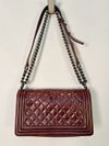 Bolsa Chanel Boy Lambskin Média