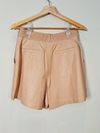Shorts Saia Twenty Four Seven couro