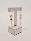 Brinco em ouro 18K com pingentes