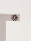 Brinco Loveggy ouro branco 18K