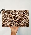 Clutch Valentino Rockstud Leopard Print