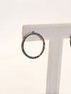 Brinco Vivara ouro branco 18K
