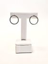Brinco Vivara ouro branco 18K