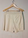 Shorts Saia Madre Reina couro