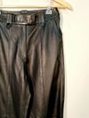 Calça Carina Duek couro