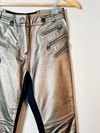 Calça Juliana Sanmartin couro